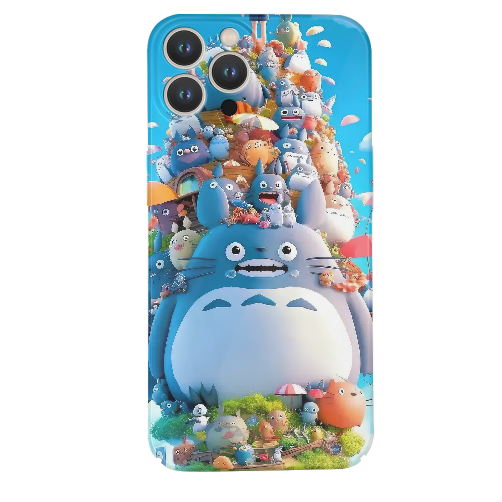 （画像用） となりのトトロ 草壁メイ 草壁サツキ My Neighbor Totoro Satsuki Kusakabe Mei Kusakabe 【iPhone 14シリーズ対応】ハードケース